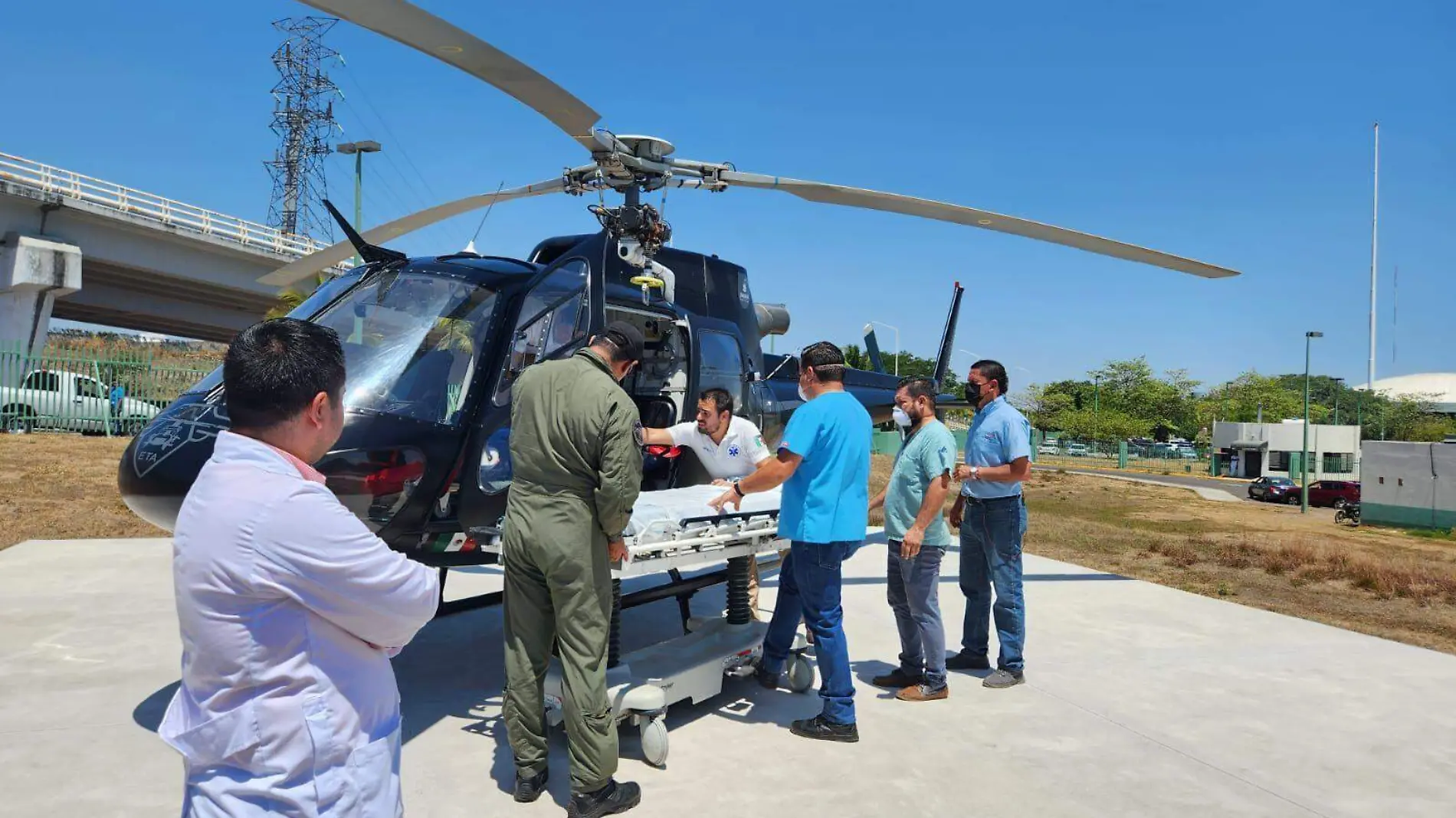 Trasladan a menor de Colima con quemaduras al hospital de Guadalajara